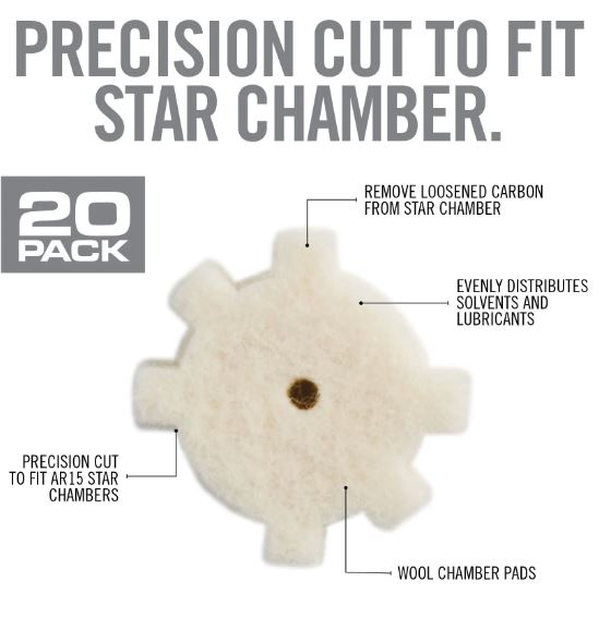 Real Avid AR15 Star Chamber Cleaning Pads